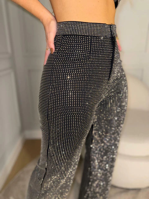 Calça de cristais