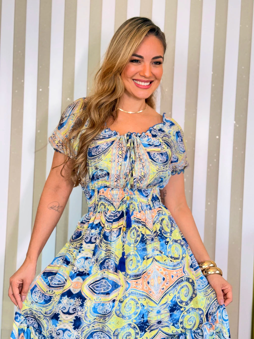 Vestido Natalia Boho Luxo