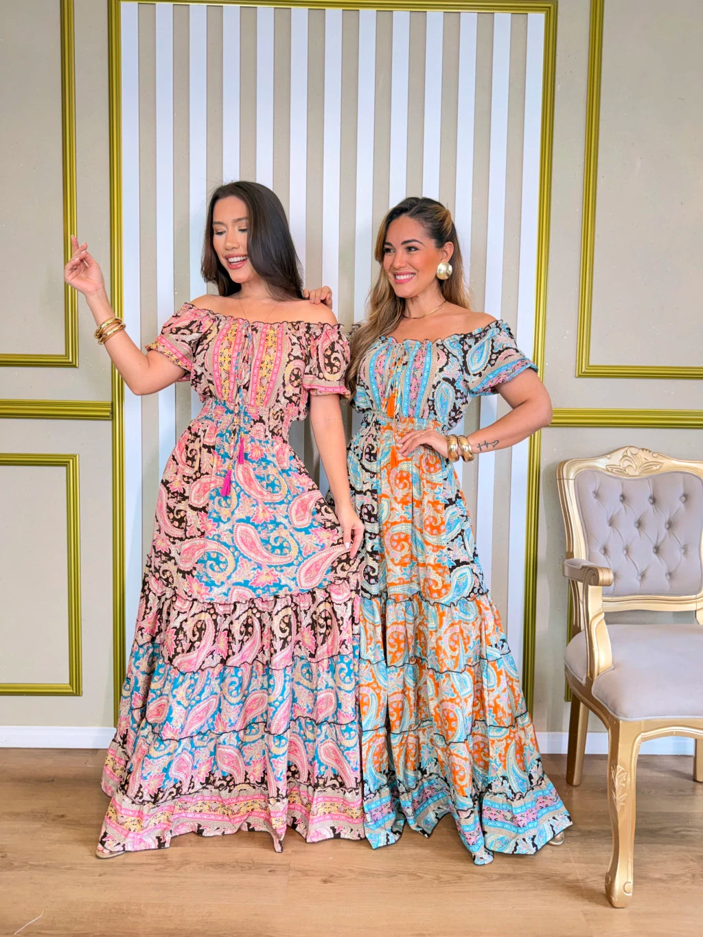 Vestido Natalia Boho Luxo