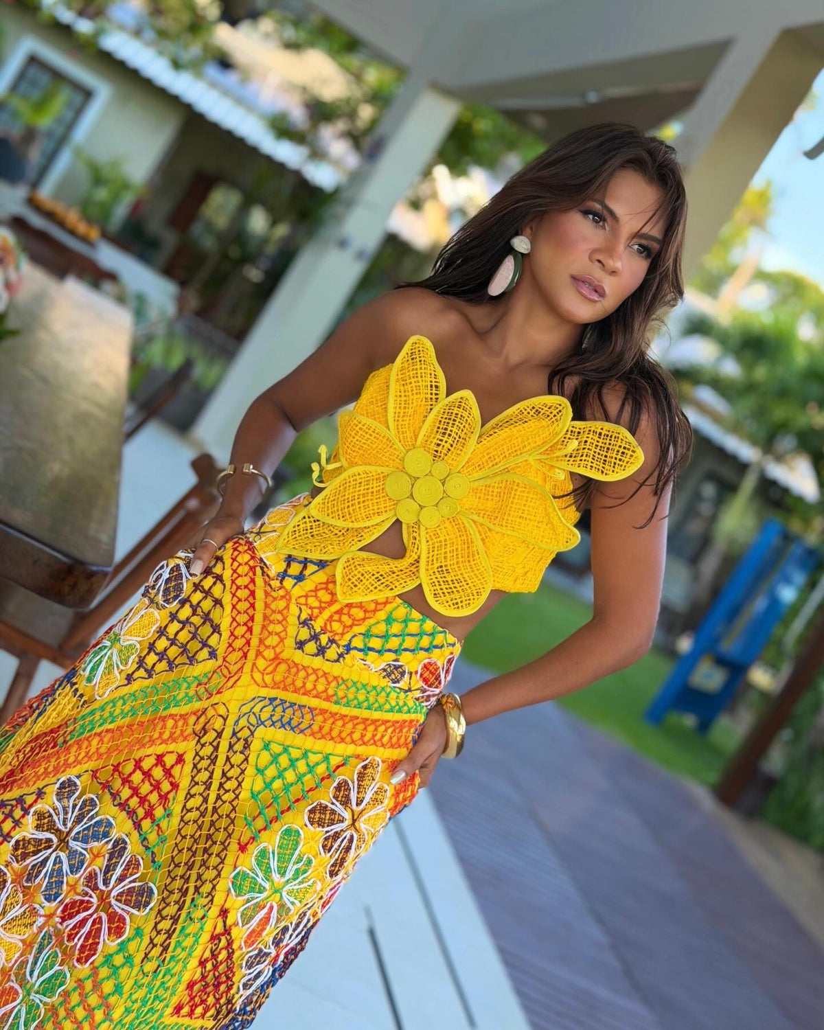 Conjunto Flor em Festa